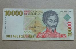 Venezuela ++ 10`000 Bolivares 1998